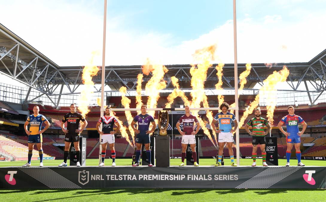 Eight teams are left standing in search of premiership glory as the NRL finals series kicks off in Queensland. Picture: Getty
