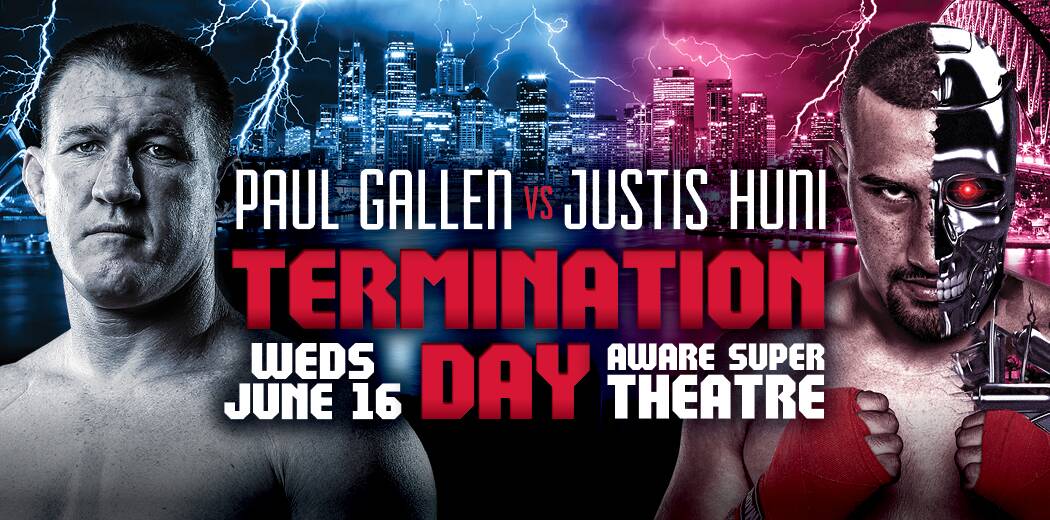 Paul Gallen has been moved to the A-side of the fight poster.