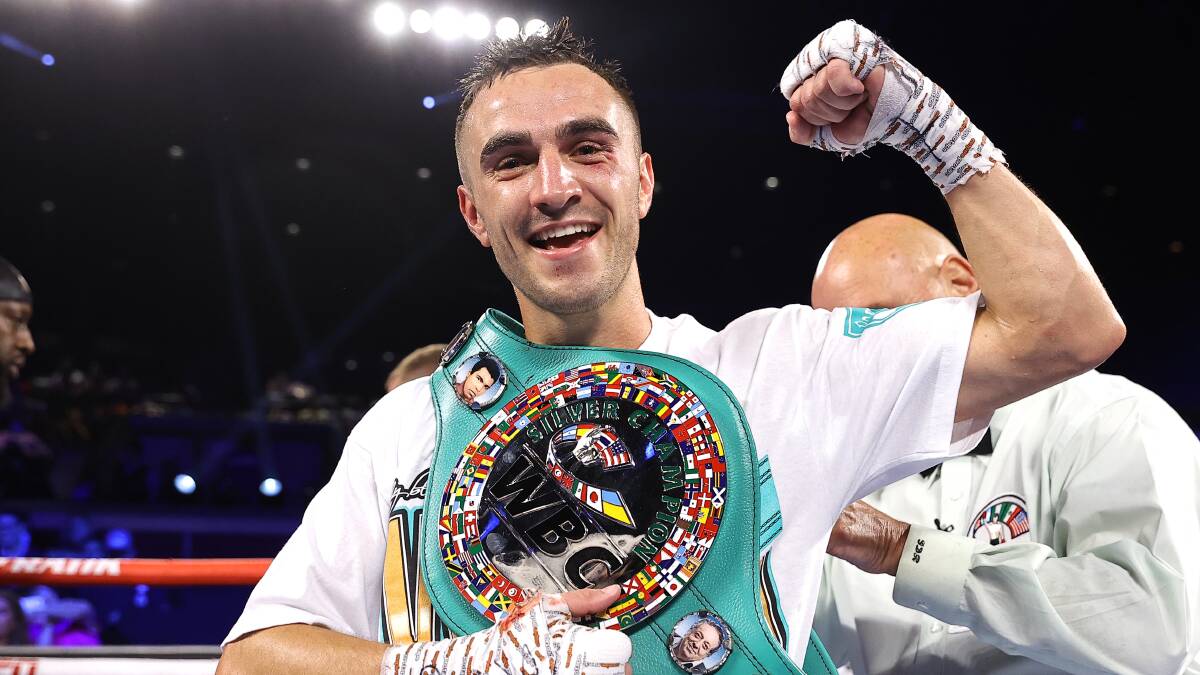 Jason Moloney claimed the WBC silver bantamweight championship with a win over Joshua Greer Jr. Picture: Getty