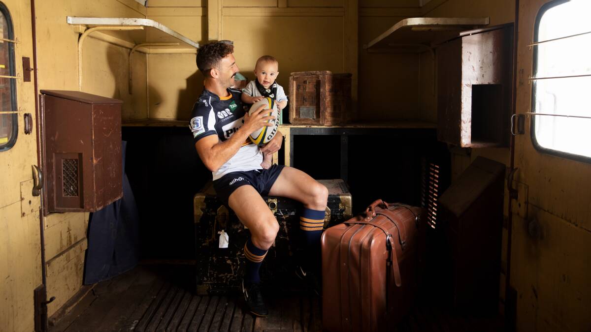 Nic White has extra motivation in his baby boy Sonny. Picture: Sitthixay Ditthavong