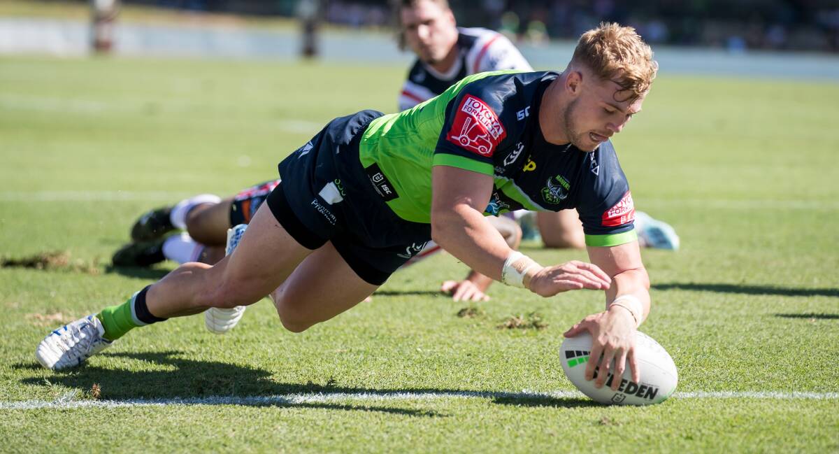Hudson Young has signed a long-term extension with the Raiders. Picture: Sitthixay Ditthavong