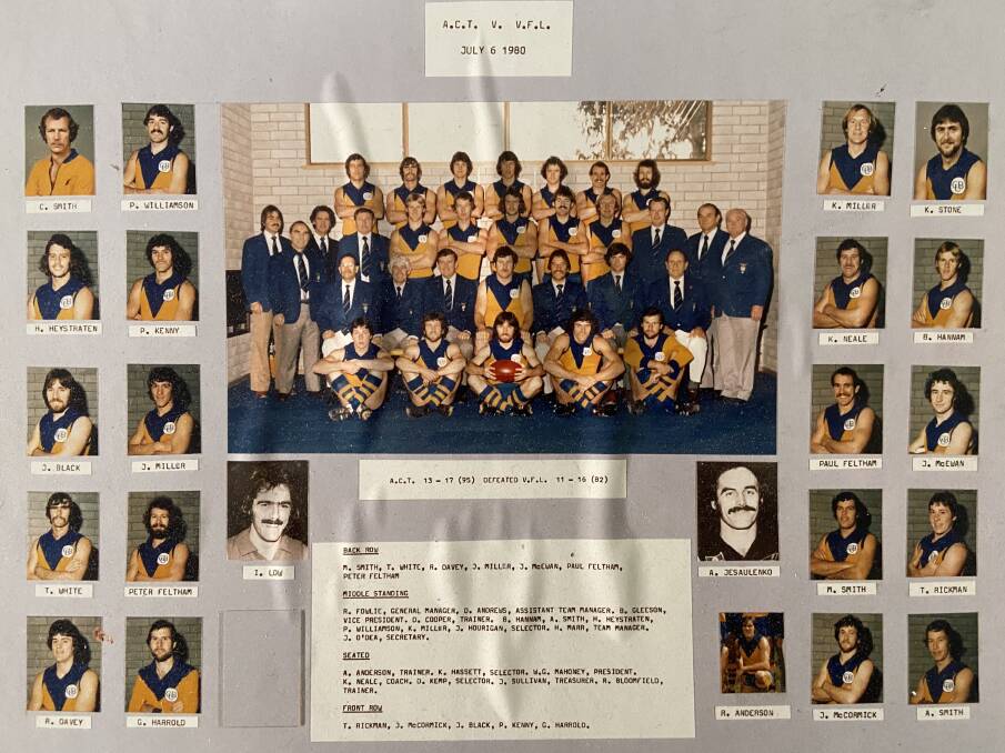 The ACT side which stunned the VFL in 1980.
