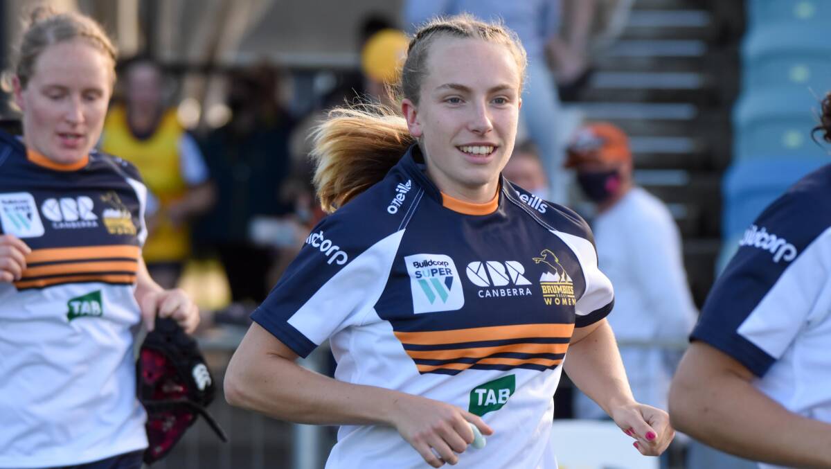Halley Derera has been a shining light on the wing. Picture: Lachlan Lawson/ Brumbies Media