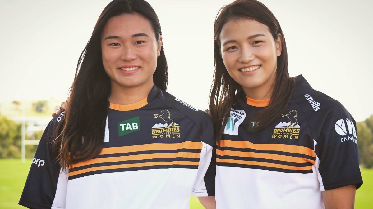 Makoto Lavemai and Mana Faruta have joined the Brumbies. Picture: Brumbies Media