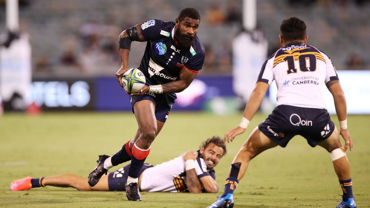 Marika Koroibete was threatening for the Rebels. Picture: Getty