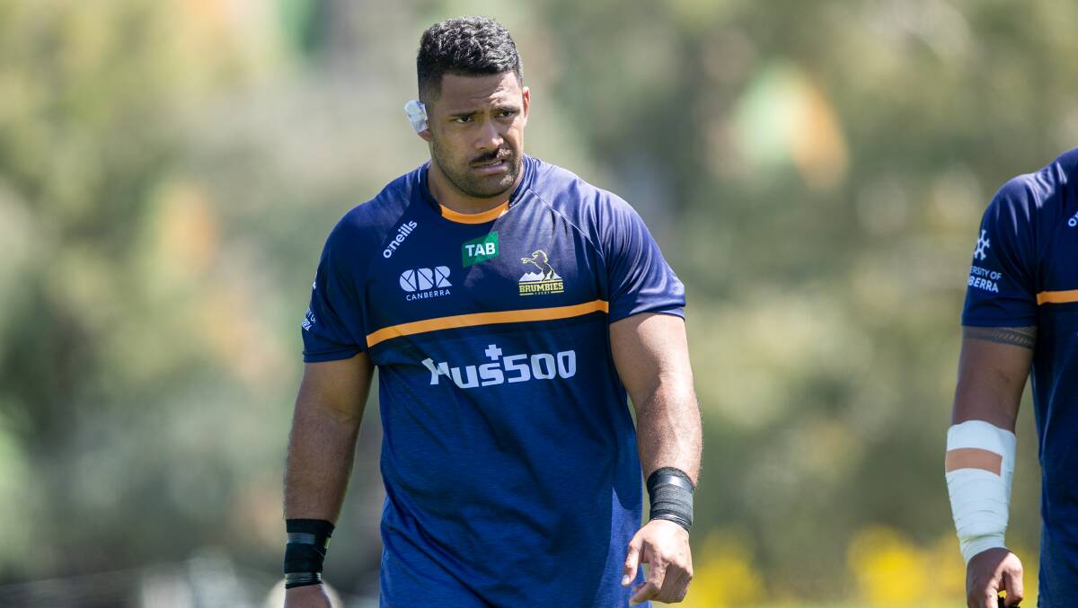 Scott Sio will play his first Super Rugby match of the season. Picture: Keegan Carroll