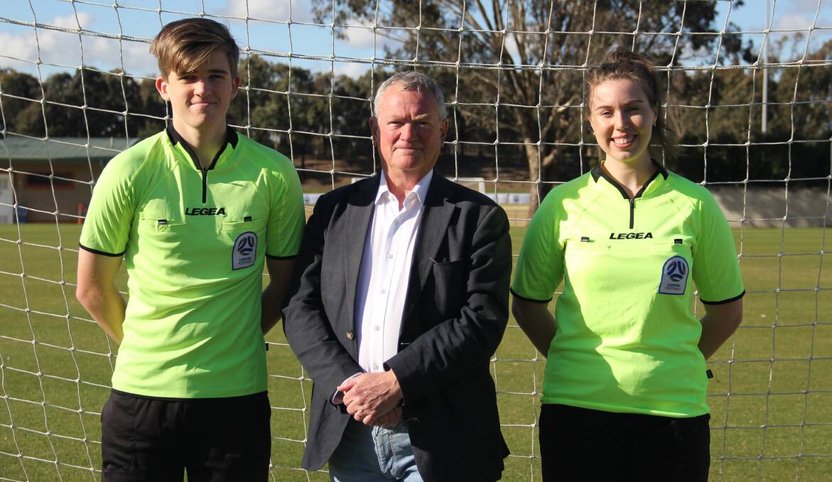 Capital Football chief Chris Gardiner hopes more people will take up refereeing in Canberra. Picture SUpplied.