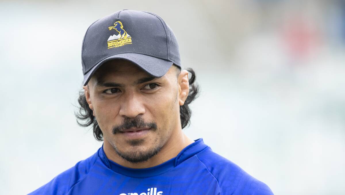 Pete Samu will play his 50th for the Brumbies. Picture: Keegan Carroll