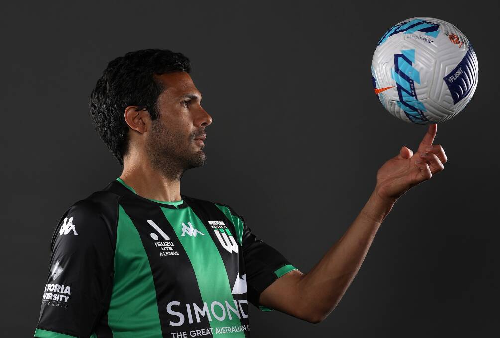 Western United veteran Nikolai Topor-Stanley is on the verge of breaking the A-League Men's competition's all-time games record. Picture: Getty
