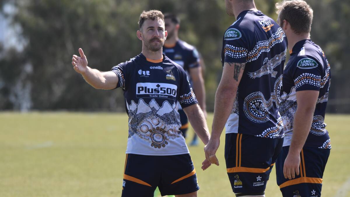 Nic White is set to steer the ship from scrumhalf this week. Picture: Lachlan Lawson/Brumbies Rugby
