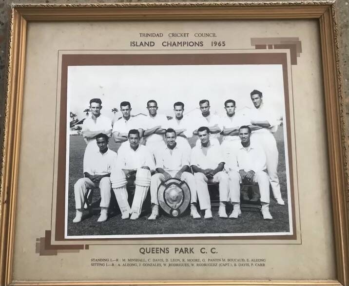 Ollie Davies' grandfather Derek Leon played for Queens Park in Trinidad. Picture: Supplied