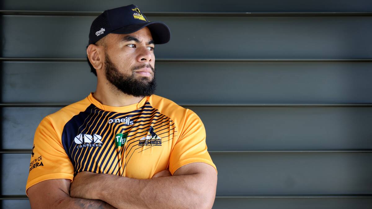 Brumbies prop Sefo Kautai has stepped into the void left by injured captain Allan Alaalatoa. Picture: James Croucher