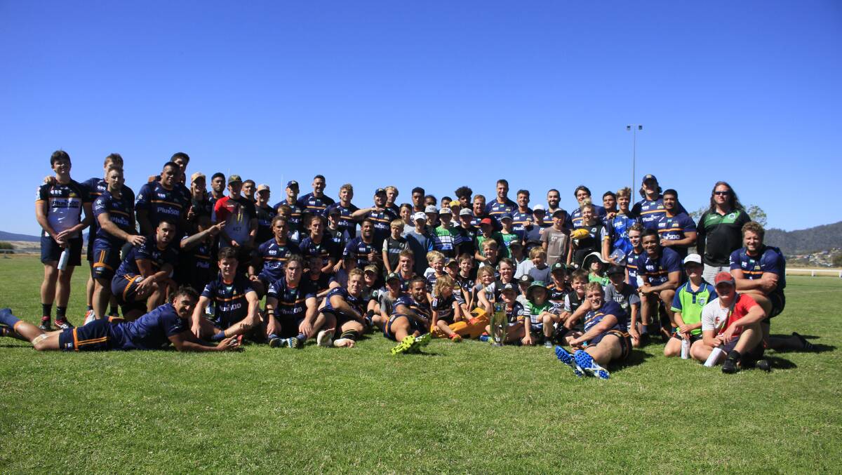 The Brumbies have wrapped up their pre-season camp in Jindabyne. Picture: Brumbies Media