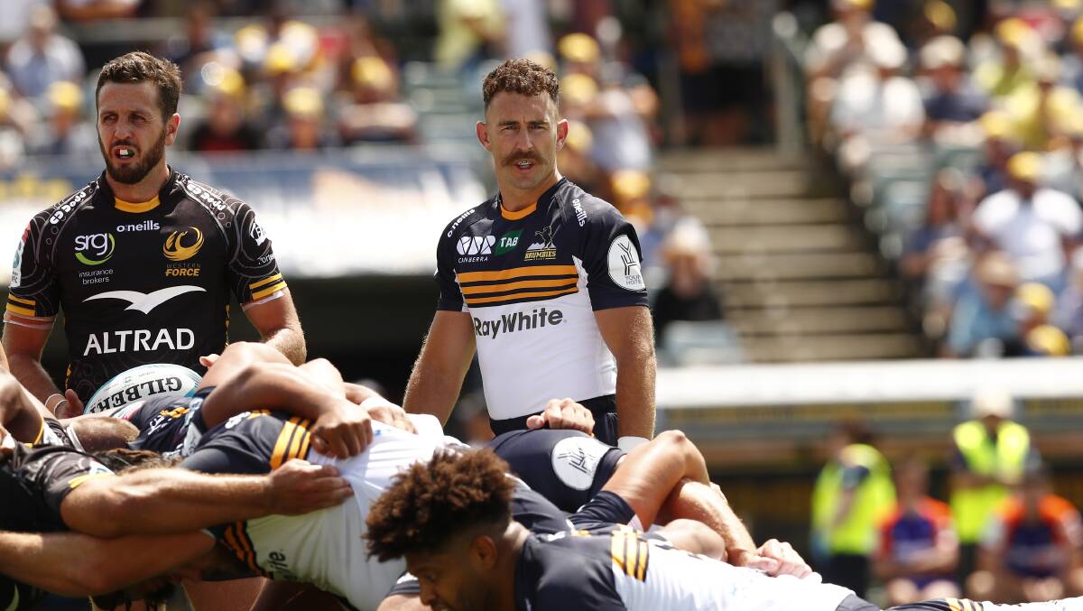 Nic White is set to stay with the Brumbies. Picture: Keegan Carroll