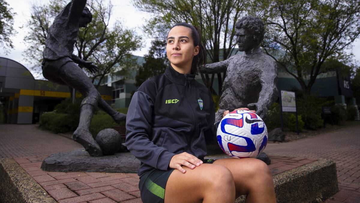 Vesna Milivojevic has re-signed with Canberra United. Picture by Keegan Carroll