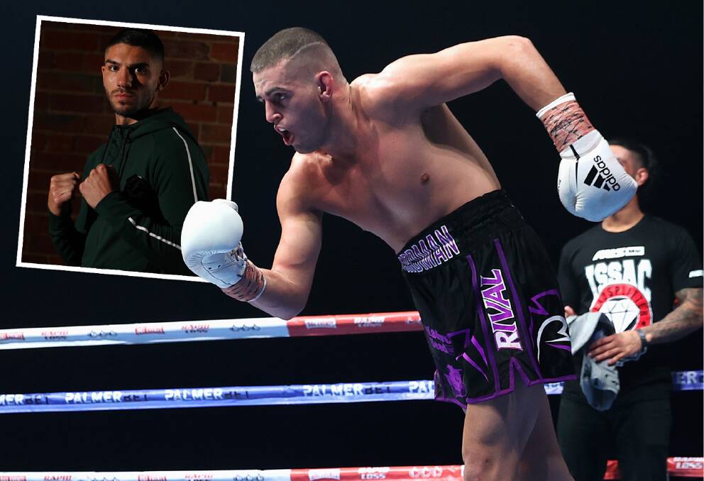 Issac Hardman has set his sights on Michael Zerafa in a grudge match that will leave fans salivating. Picture: Getty