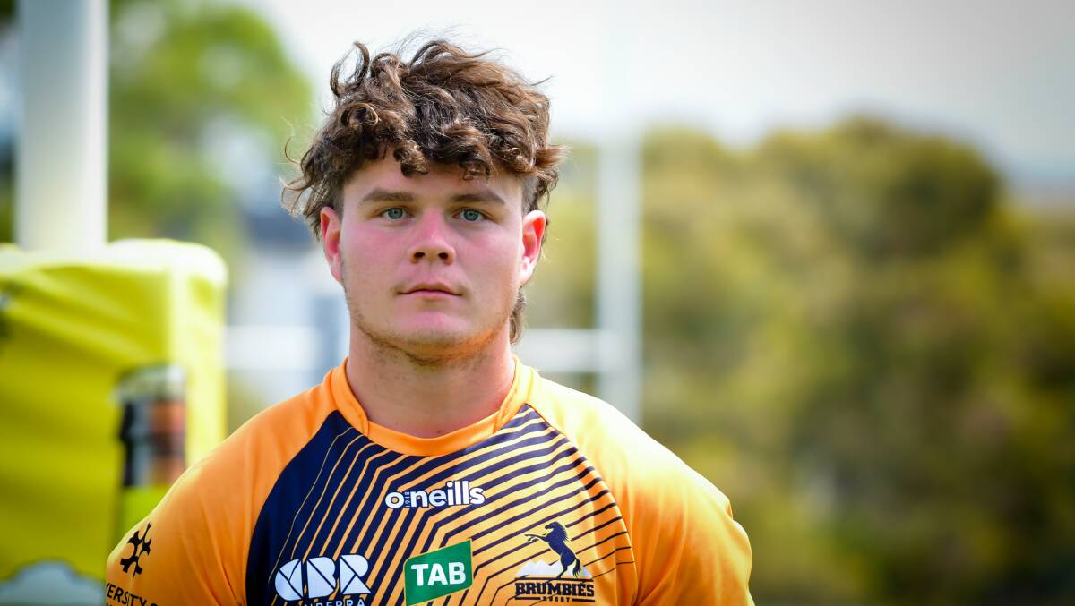Lachie Albert is looking to force his way into the Brumbies' matchday squad this season. Picture: Elesa Kurtz