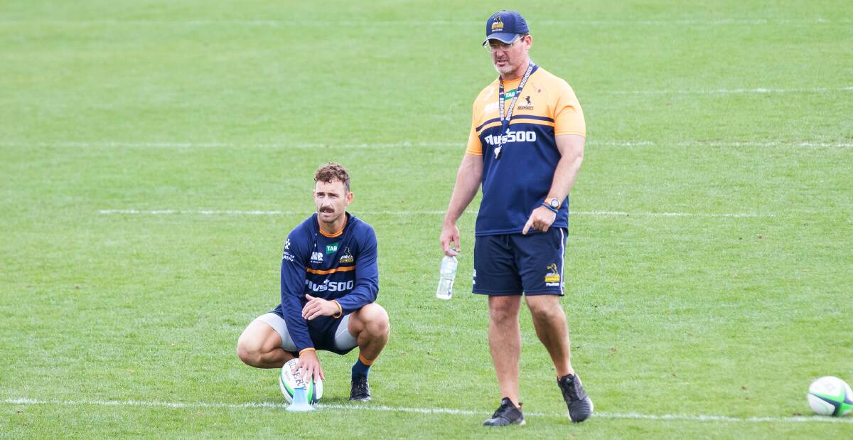 Nic White and Dan McKellar are ready to adapt to any challenges thrown at the Brumbies. Picture: Sitthixay Ditthavong
