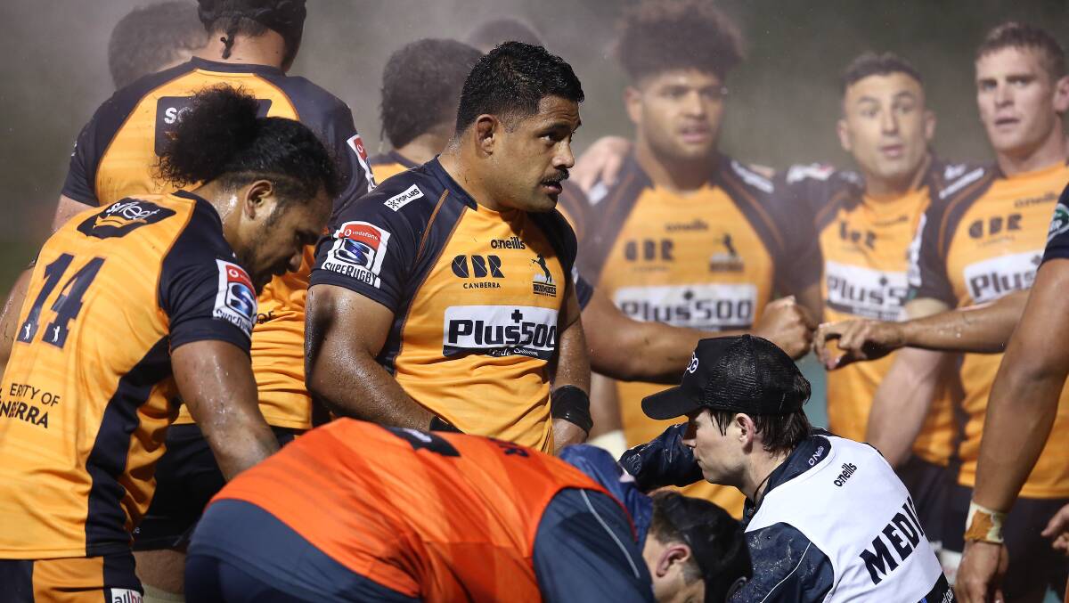 The Brumbies' unbeaten start to the season is over as they look to bounce back after the bye. Picture: Getty