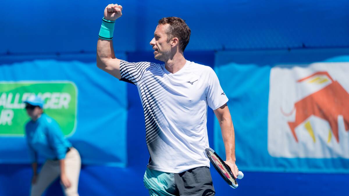 Philipp Kohlschreiber claimed the Canberra International crown. Picture: Ben Southall