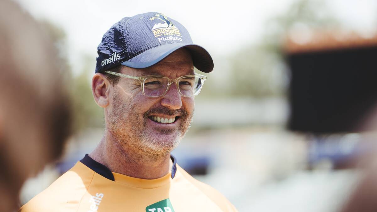 Dan McKellar will be at the helm for the Brumbies for the next two seasons. Picture: Dion Georgopoulos
