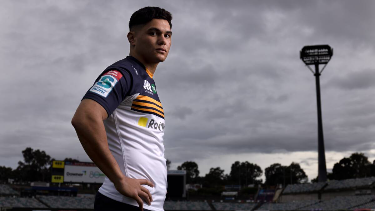 Noah Lolesio has signed a two-year deal with Rugby Australia and the Brumbies. Picture: James Croucher