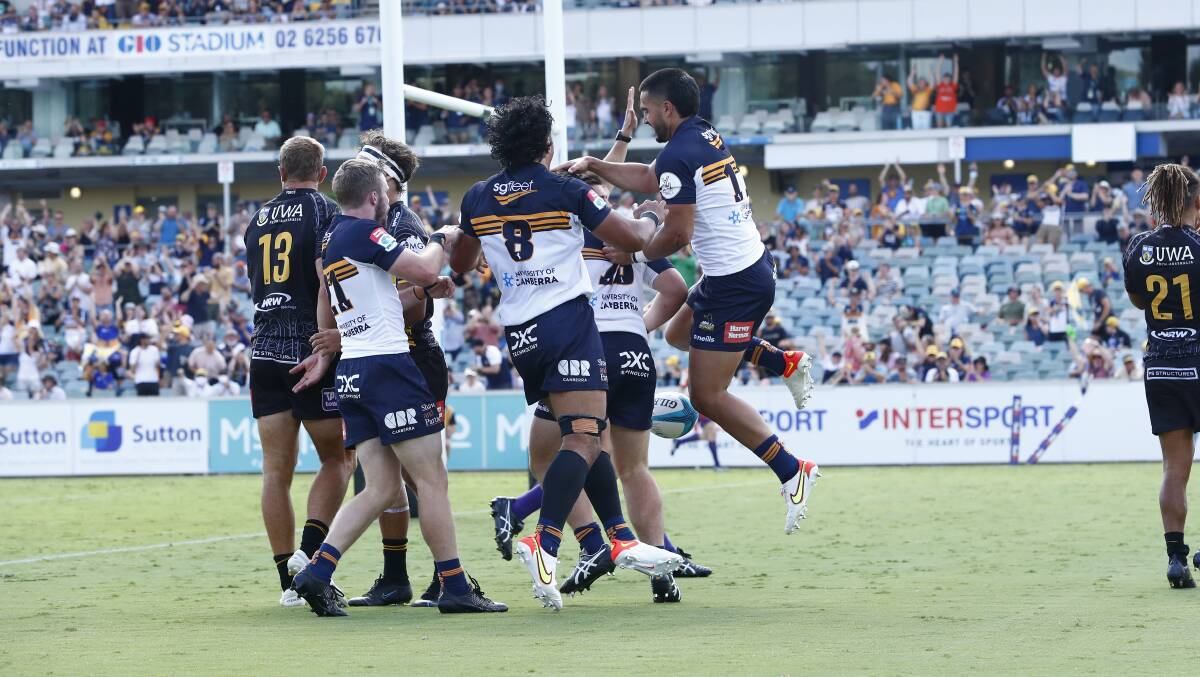 The Brumbies have been almost impossible to stop at home. Picture: Keegan Carroll