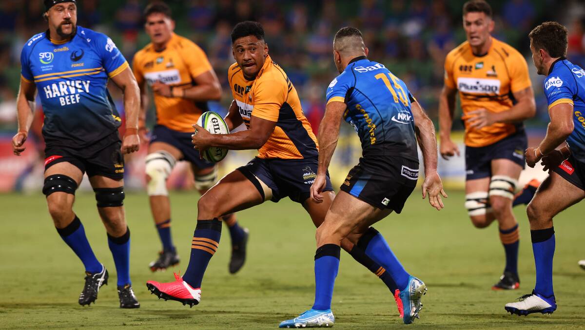 Brumbies inside centre Irae Simone is determined to build on a breakthrough campaign this year. Picture: Getty