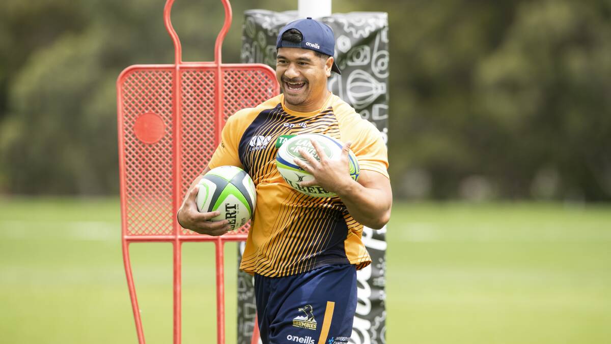 Rod Iona will step into the chief playmaking role for the Brumbies' clash with the Force. Picture: Keegan Carroll