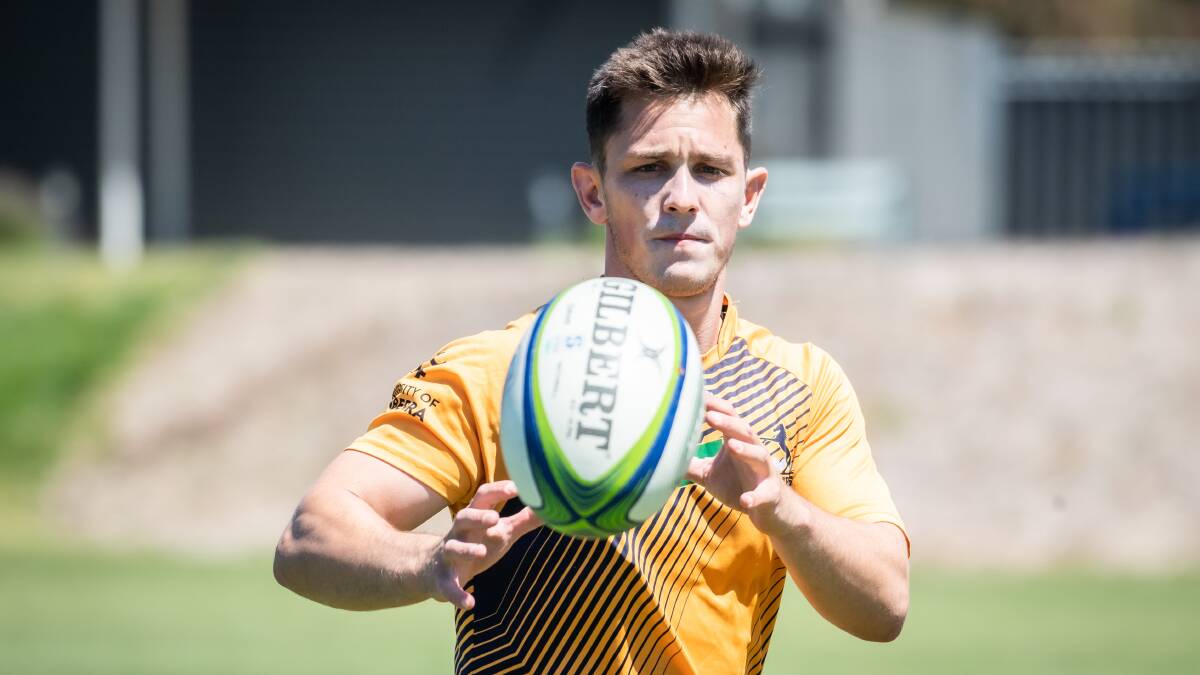 Nathan Carroll is closing in on a Super Rugby debut after joining the Brumbies' top squad. Picture by Karleen Minney