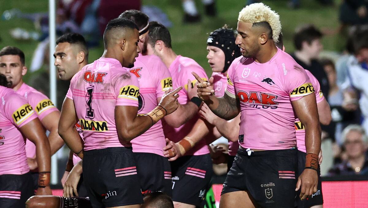 Viliame Kikau and the Panthers present a major test this week. Picture: Getty