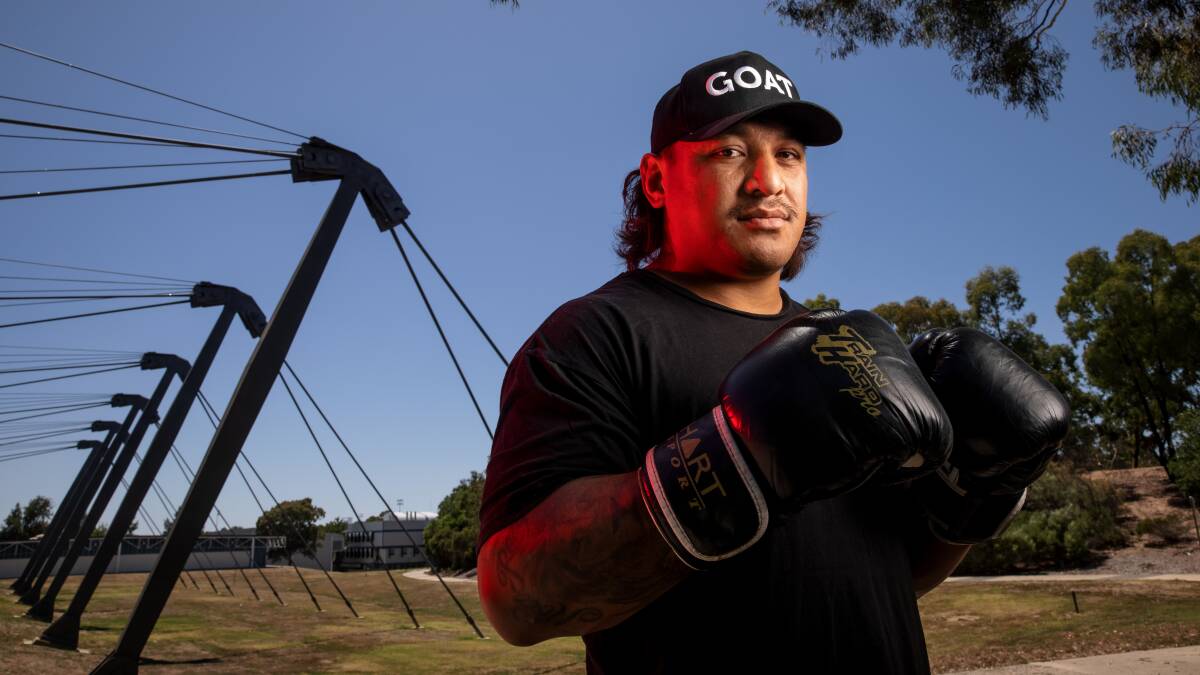 Josh Papalii will lace up the gloves in Townsville next month. Picture: Sitthixay Ditthavong