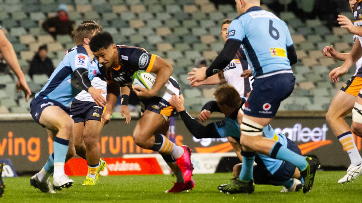 The Waratahs had no answers for the Brumbies' second half onslaught. Picture: Elesa Kurtz