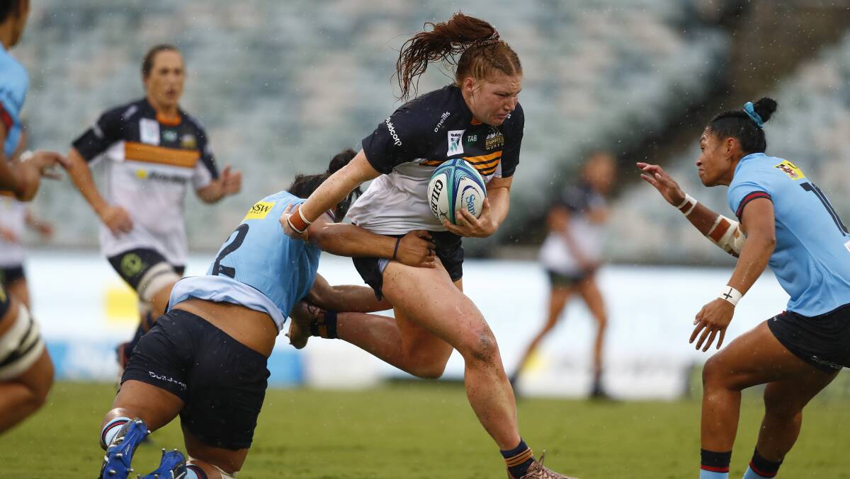 Grace Kemp was a handful in attack for the Brumbies. Picture: Keegan Carroll