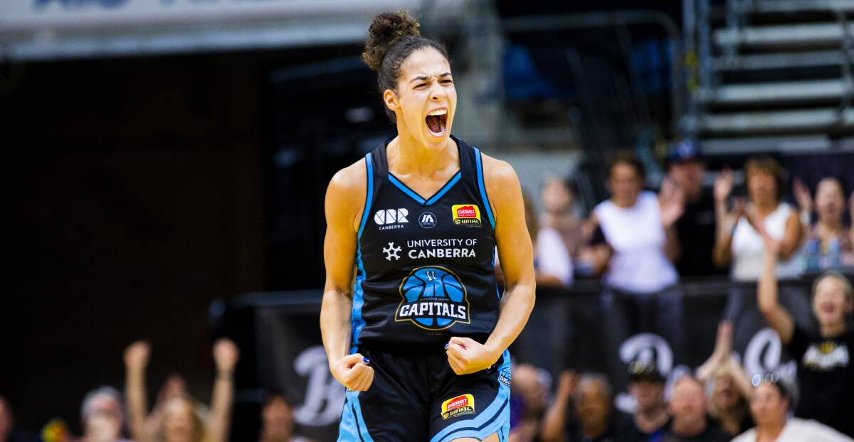 Kia Nurse showed why she is the league's most valuable player. Picture: Jamila Toderas