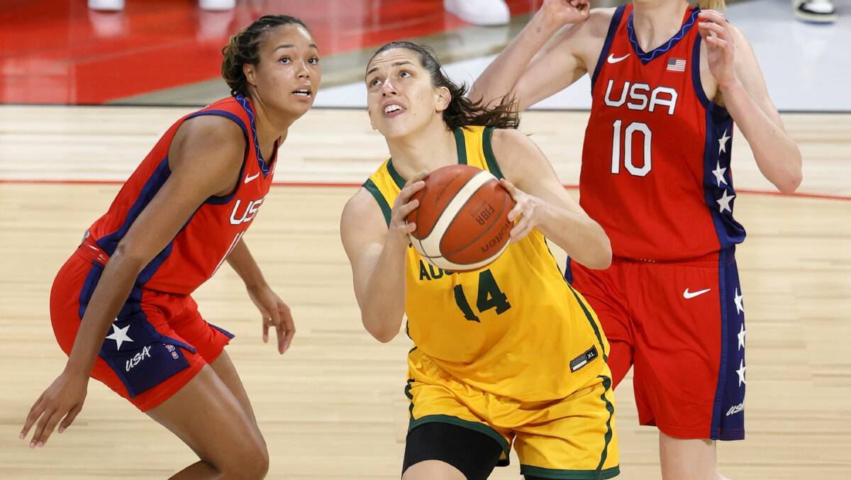 Marianna Tolo and the Opals have their sights set on gold. Picture: Getty