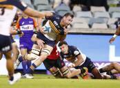 Nick Frost will stay with the Brumbies instead of moving to Japan. Picture: Keegan Carroll