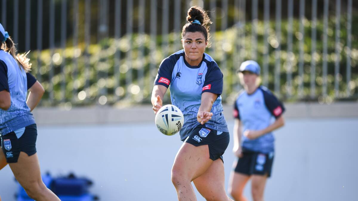 NSW Blues debutant Millie Boyle wants to be a cross-code star. Picture: NRL Photos
