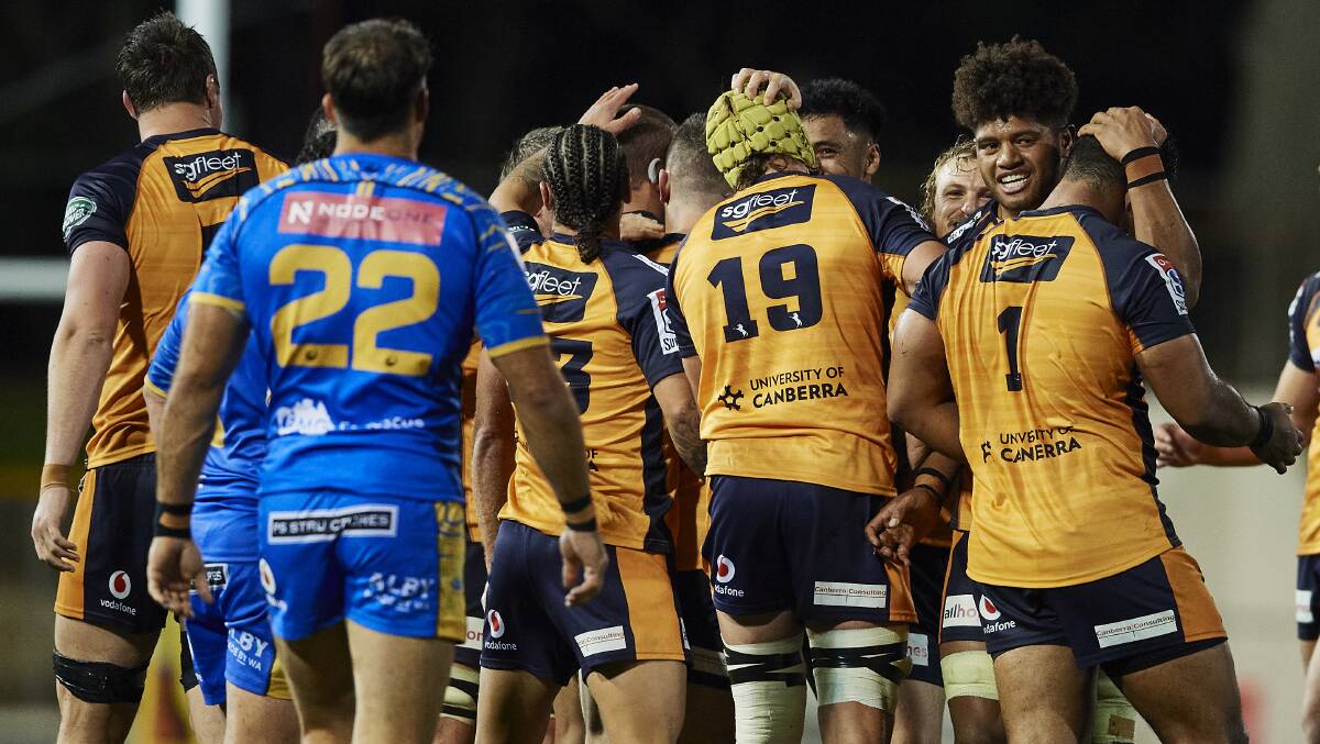 The Brumbies held the Force scoreless in an inspired defensive effort. Picture: Getty