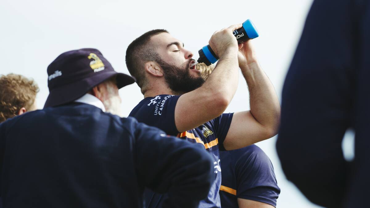 Brumbies flanker Luke Reimer is on the verge of a Super Rugby AU debut. Picture: Dion Georgopoulos