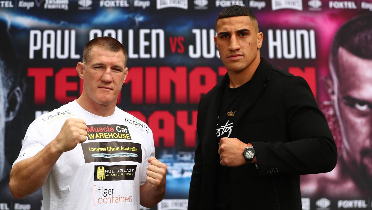 Paul Gallen is set to face Justis Huni in Sydney on June 16. Picture: Getty