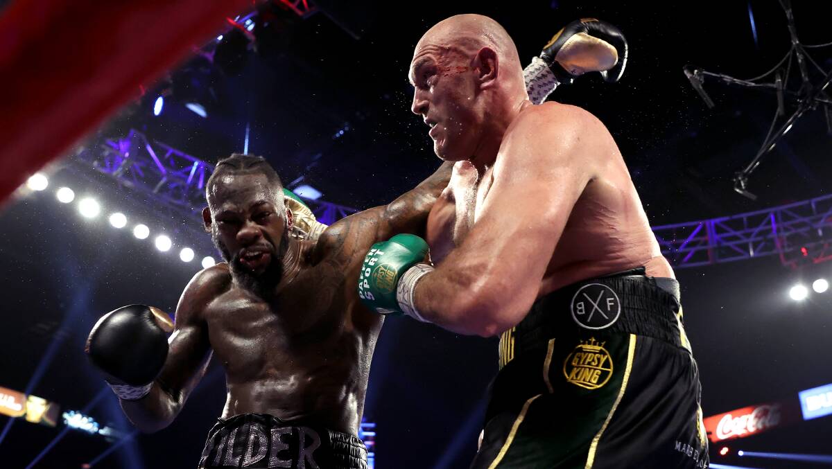 Could Deontay Wilder and Tyson Fury meet again in Sydney? That's Dean Lonergan's goal. Picture: Getty