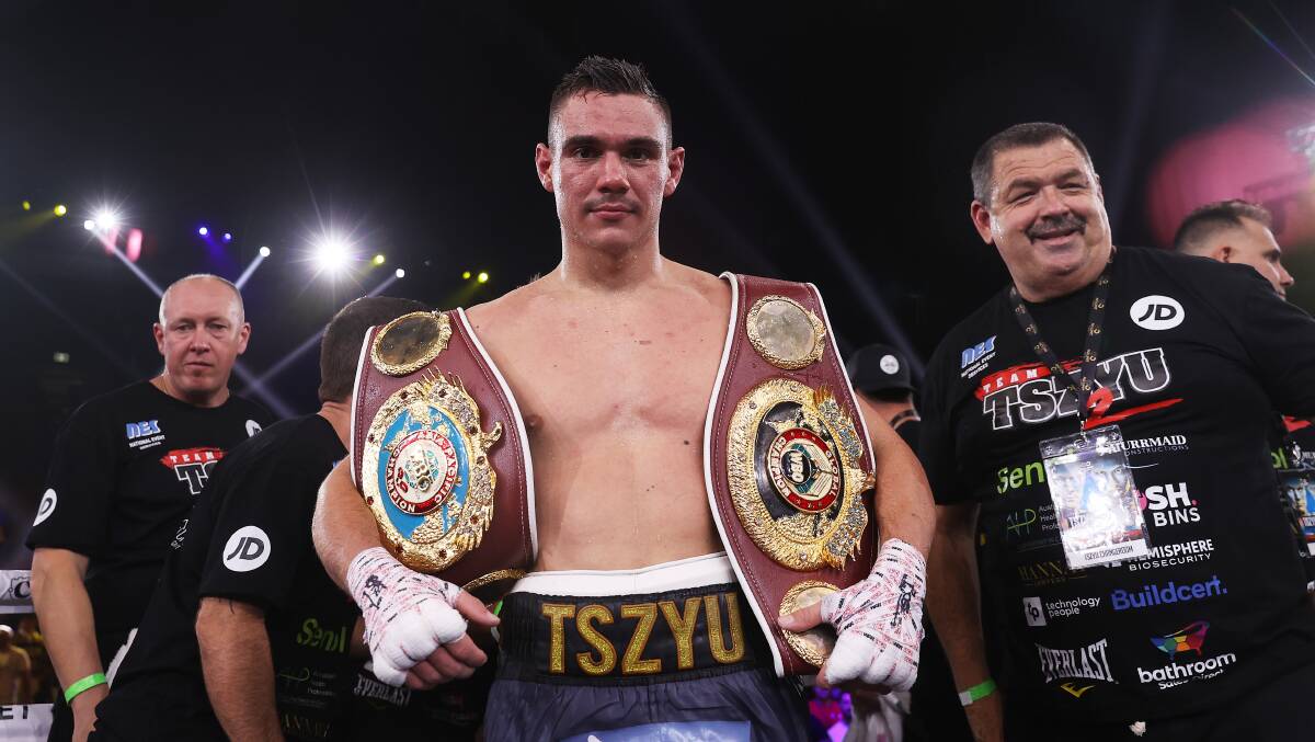 Tim Tszyu is collecting regional titles at will - and he wants the next step up. Picture: Getty