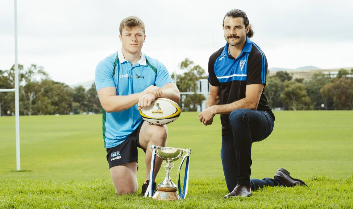 Billy Pollard's Uni-Norths Owls and Ben Johnston's Canberra Royals will chase John I Dent Cup glory. Picture: Dion Georgopoulos