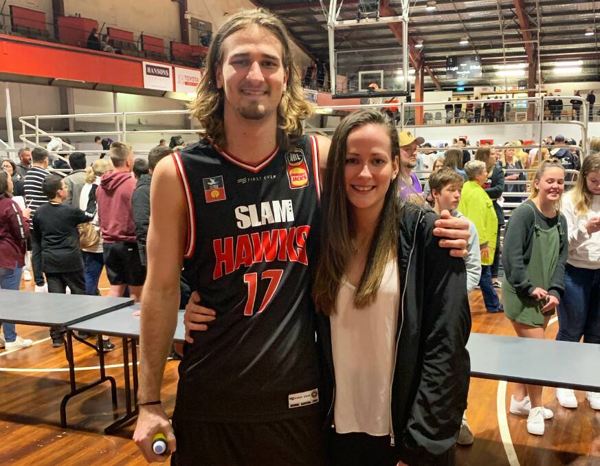 Illawarra Hawks rookie Sam Froling and Canberra Capitals star Keely Froling are making names for themselves. Picture: Supplied