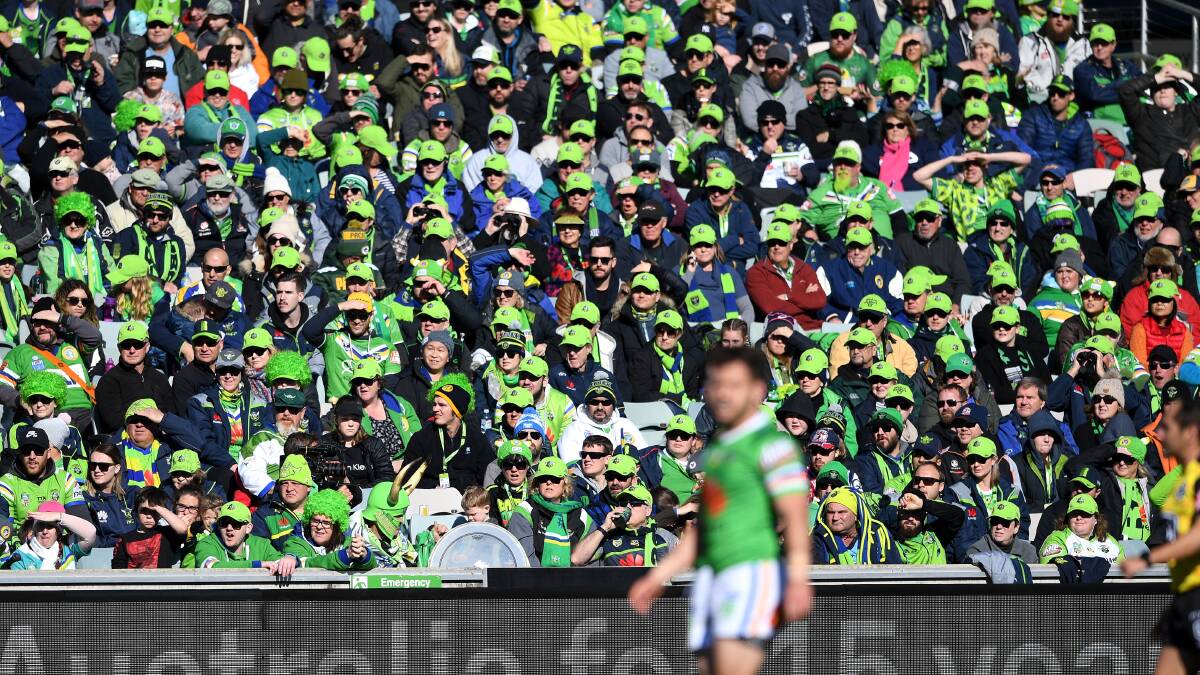 Aidan Sezer wants to see a packed house at Canberra Stadium this week. Picture: NRL Photos