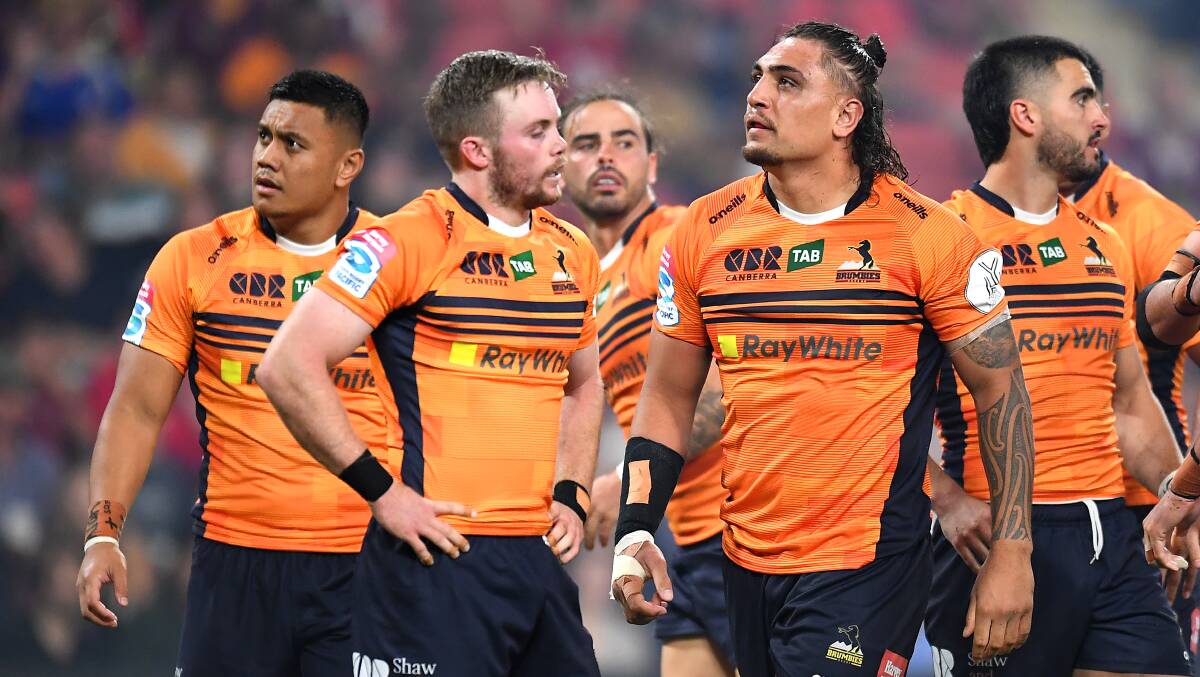 The Brumbies have suffered their first loss of the season. Picture: Getty