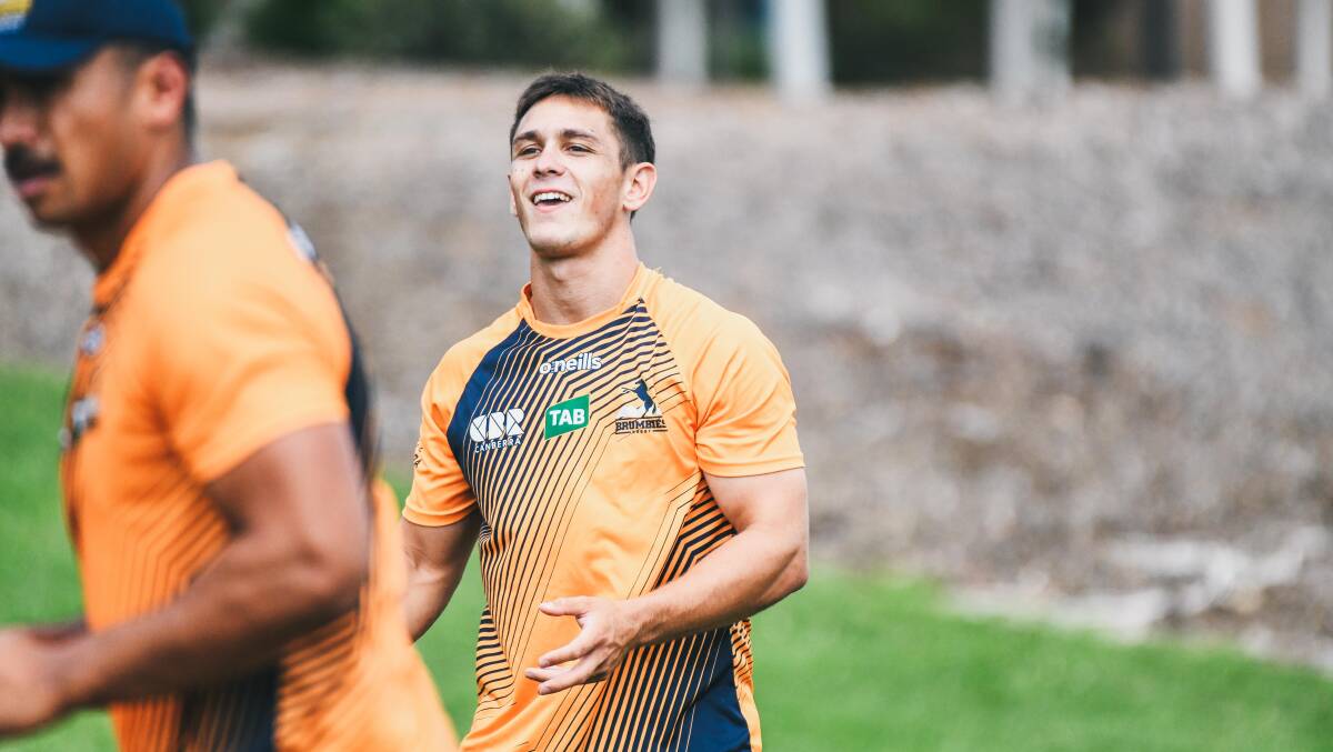 Queensland product Nathan Carroll will press his claims for a Super Rugby debut. Picture: Lachlan Lawson/Brumbies Media
