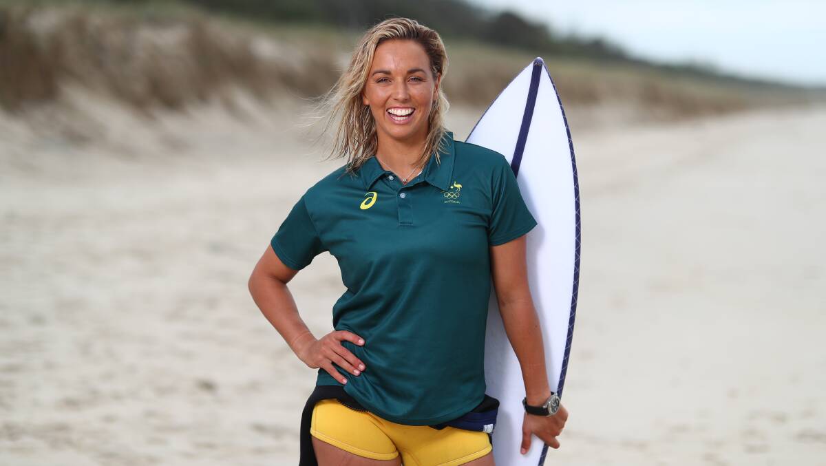Sally Fitzgibbons will realise a dream when she competes at the Olympic Games next year. Picture: Getty