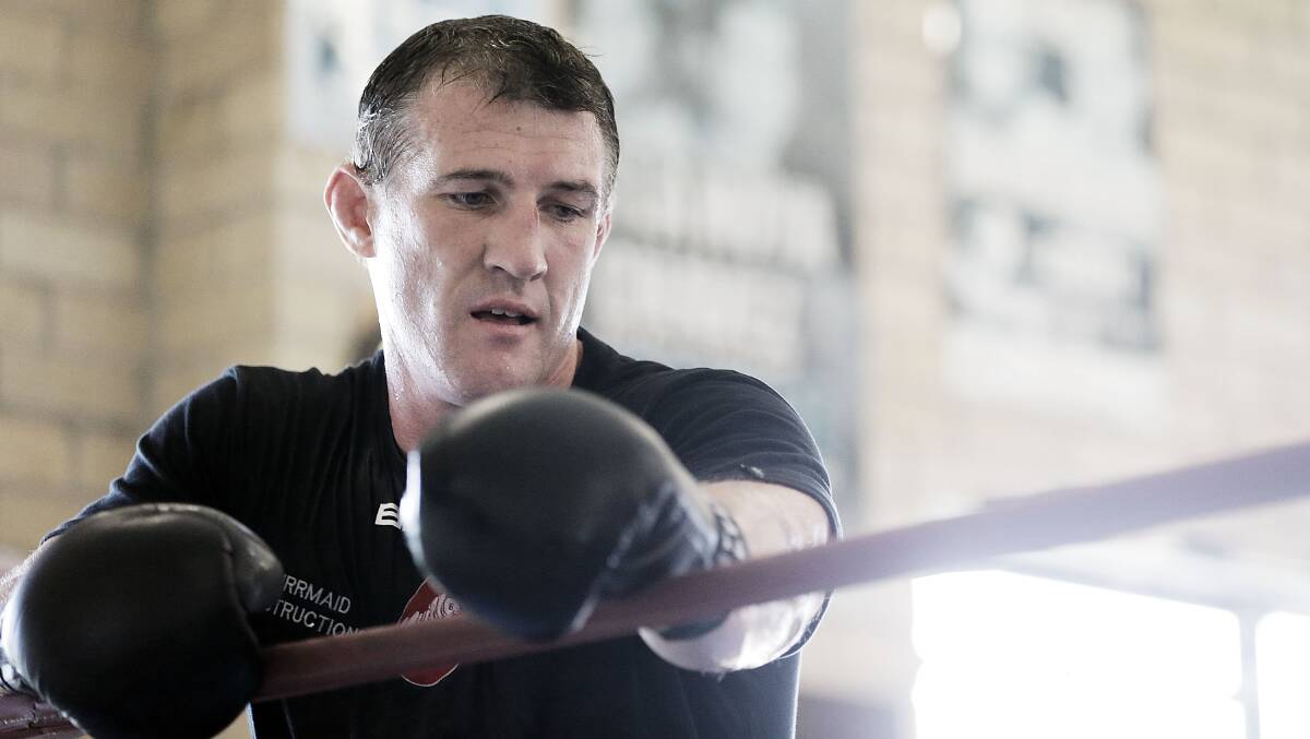 Paul Gallen has his sights set on a bout with Mark Hunt in Sydney on December 16. Picture: Getty